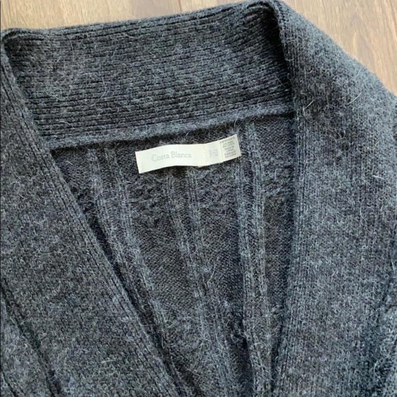 Wool Blend Wrap Cardigan - Picture 6 of 9